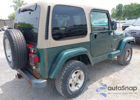 1999 Jeep Wrangler Sahara из США, поврежденный, VIN 1J4FY49S7XP442719